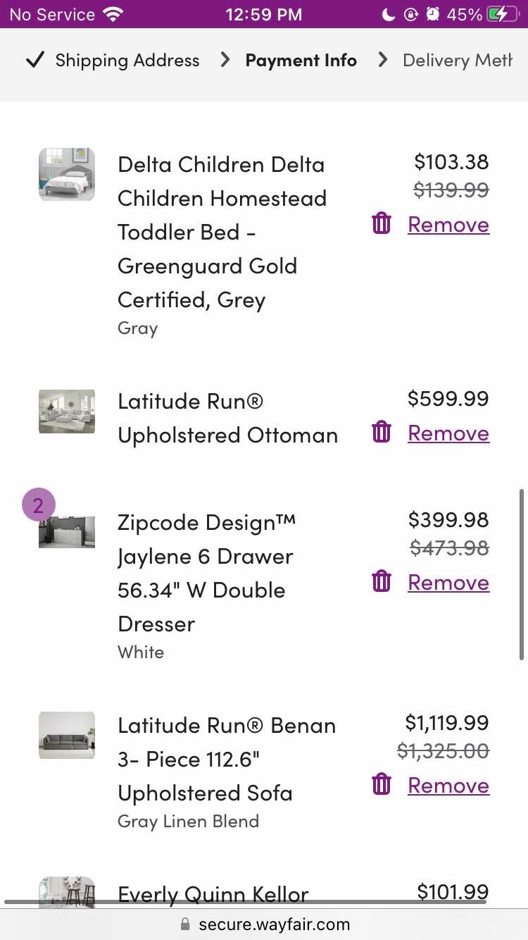 apartment furniture