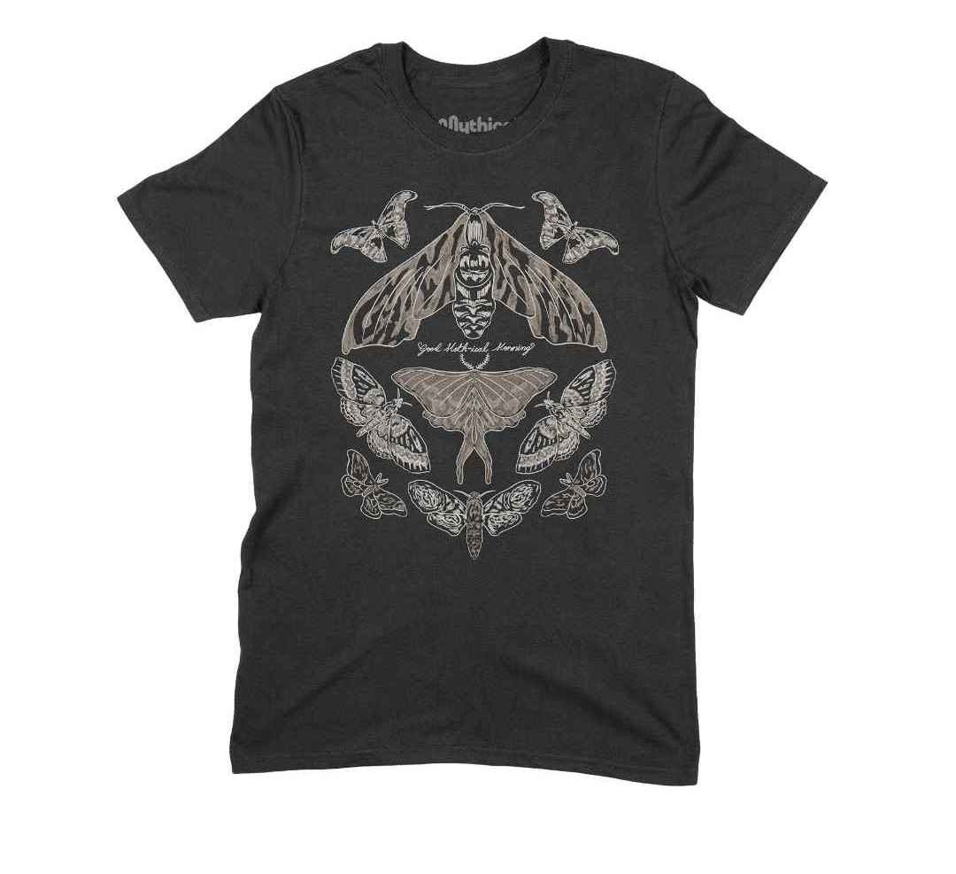 Good Moth-ical Morning Tee (Black)