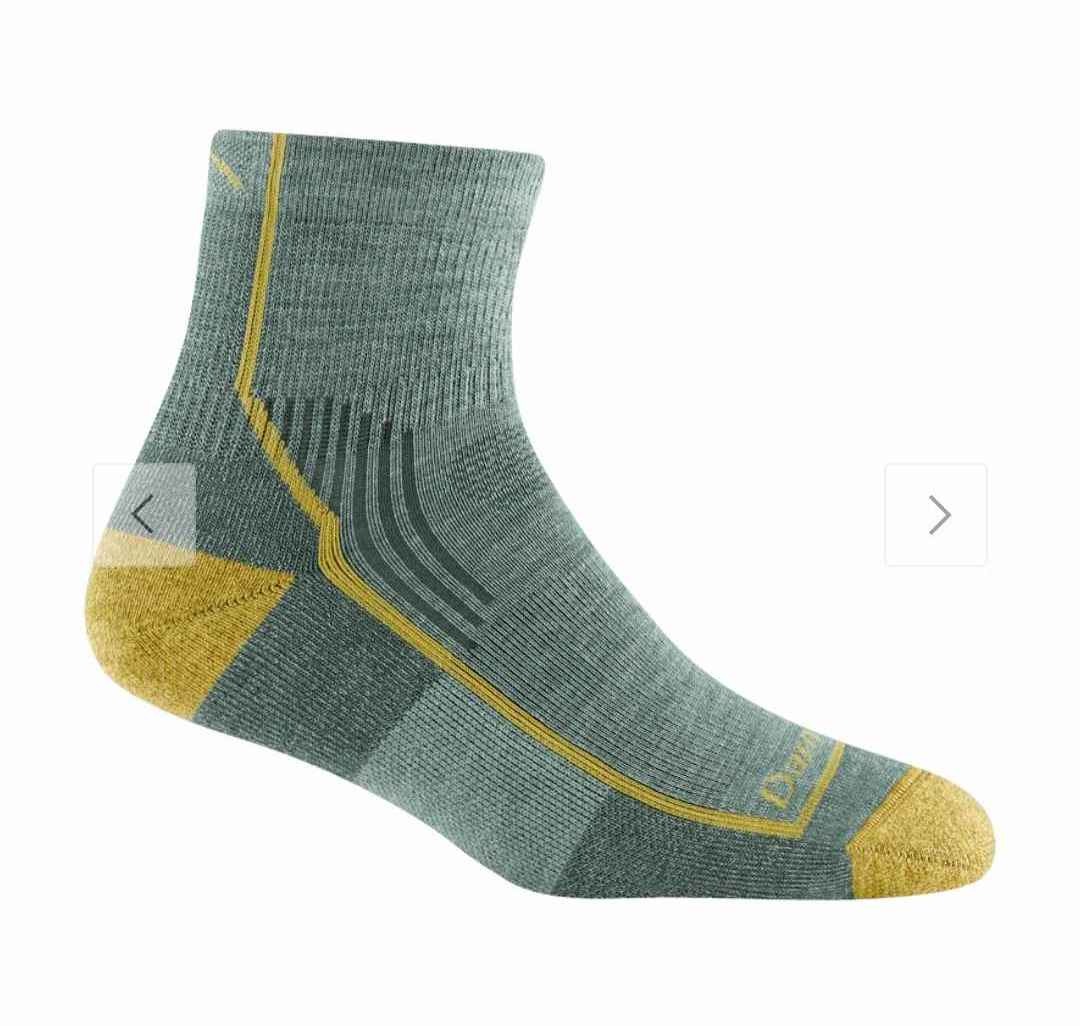 Darn Tough Womens Hiker Quarter Midweight Hiking Socks - Small / Dusk Denim