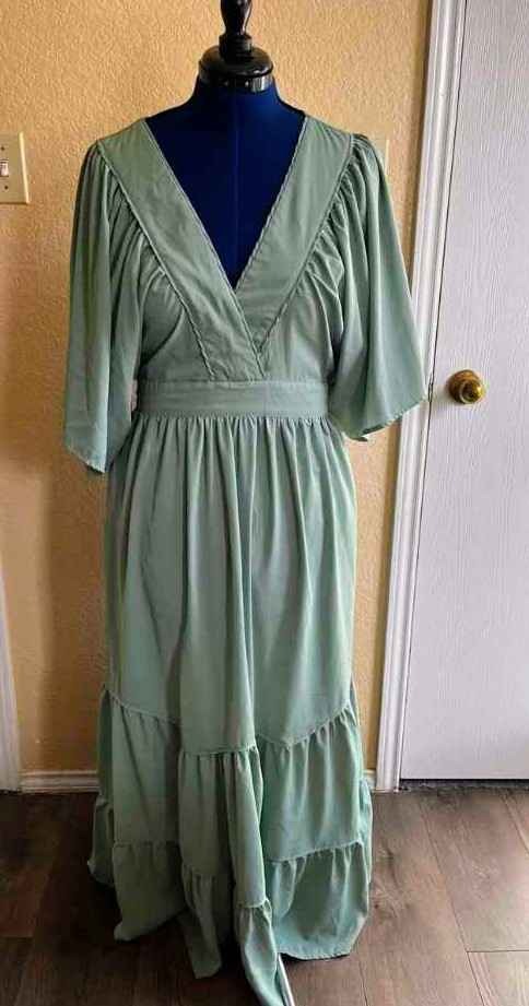 Beautiful Pastel Green Summer Dress👗‼️