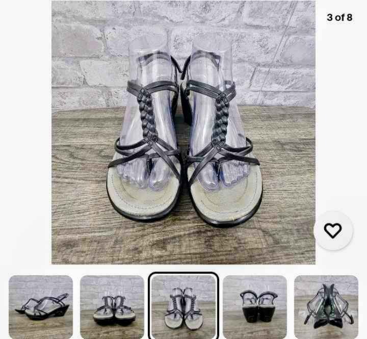 Jambu Sport Wedge Design Sandals Womens Size 8.5M