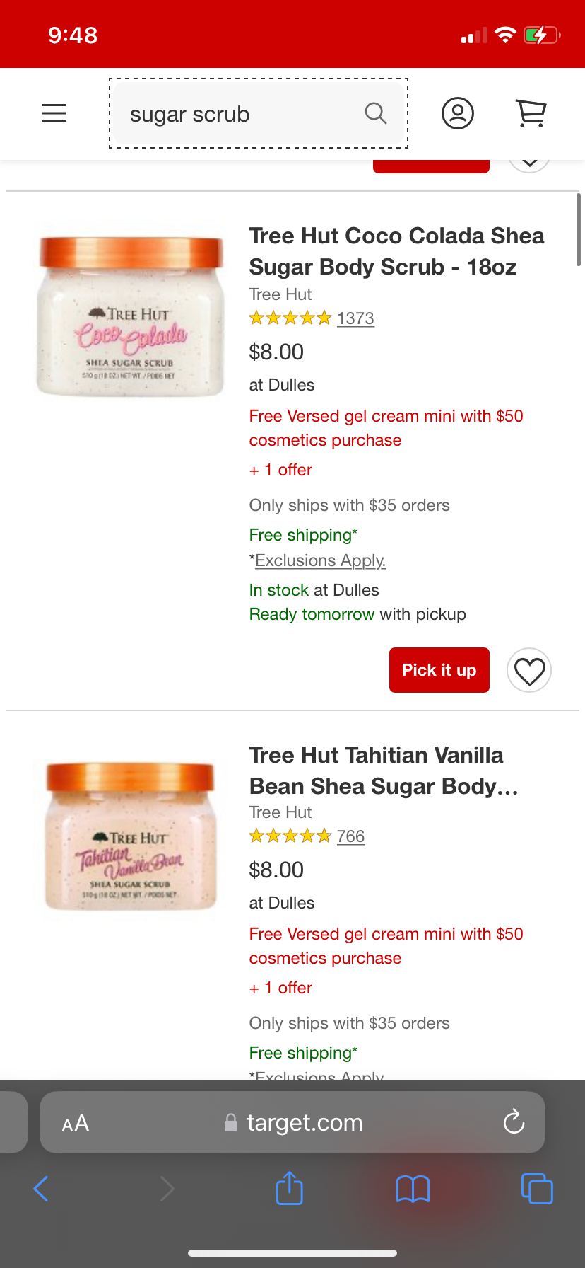 Tree Hut Shea Sugar Body Scrub