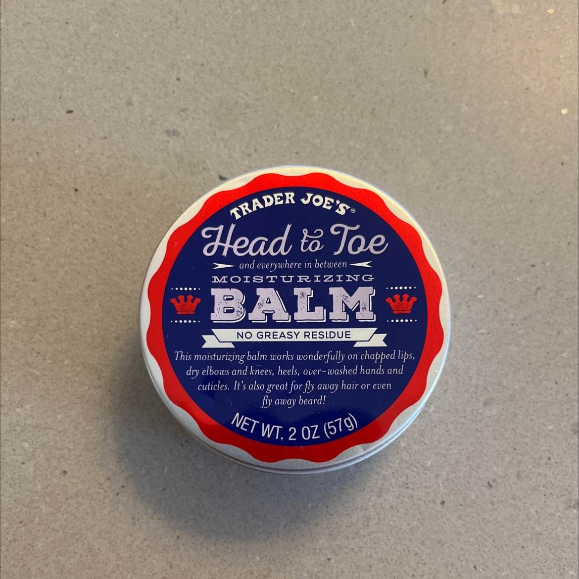 TJ's head to toe balm