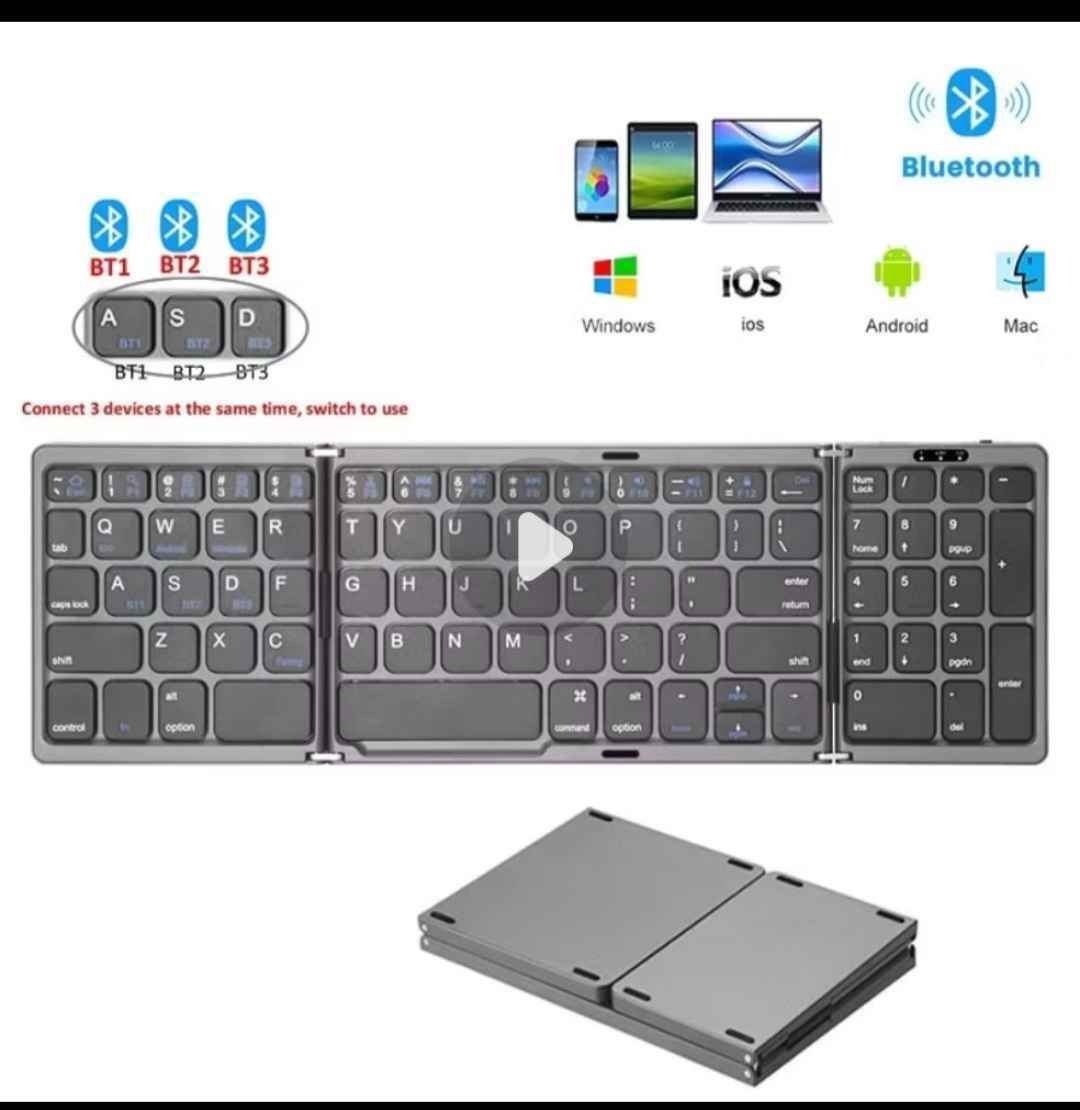 foldable keyboard with numpad