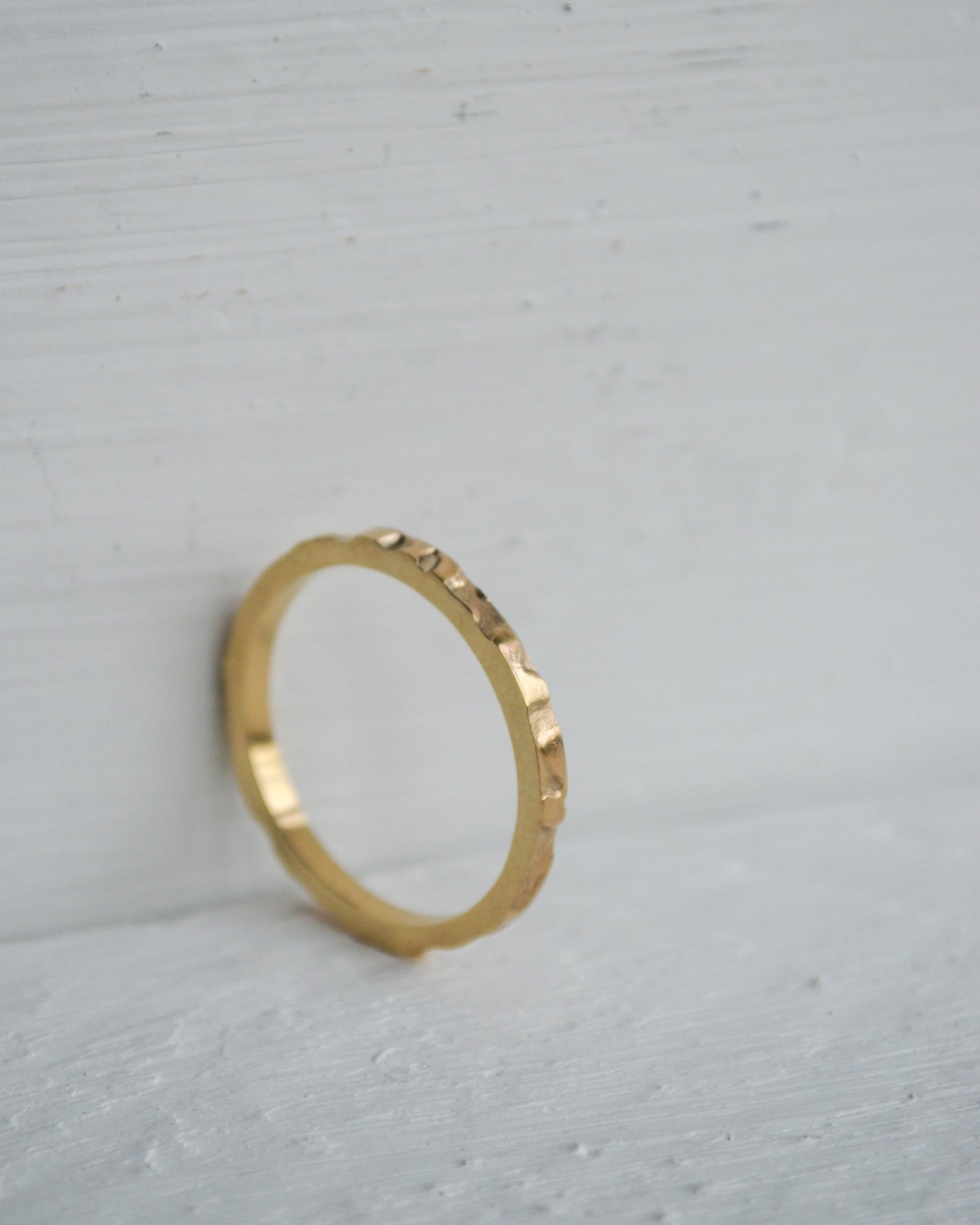 North Coast Stacking Ring in 9ct Yellow Gold