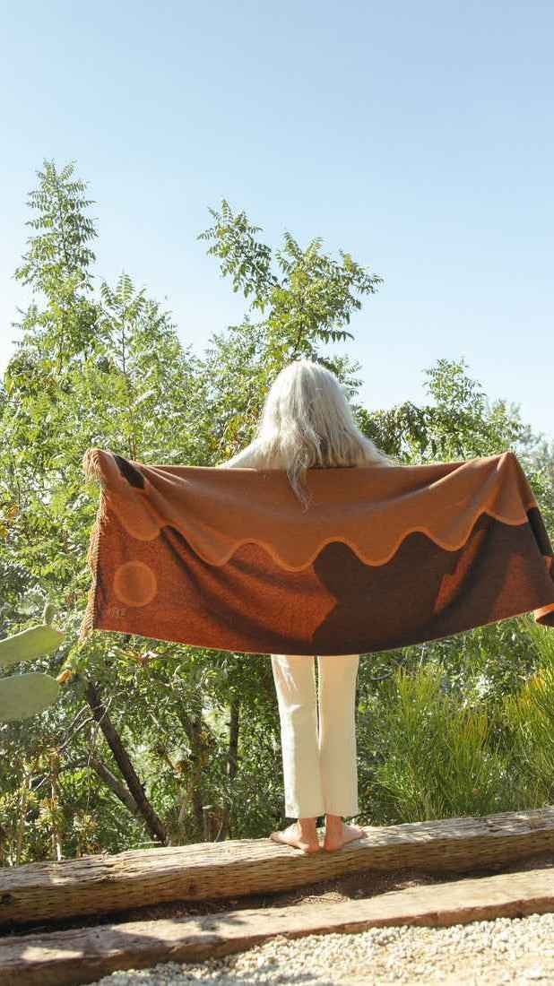 Italian Cashmere Wrap | Coffee
