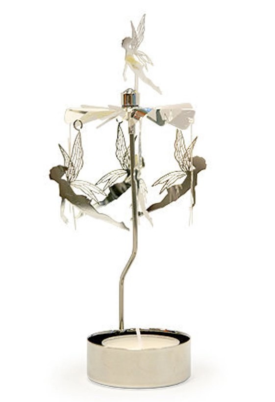 Spinning Fairy candle holder / Candle carousel