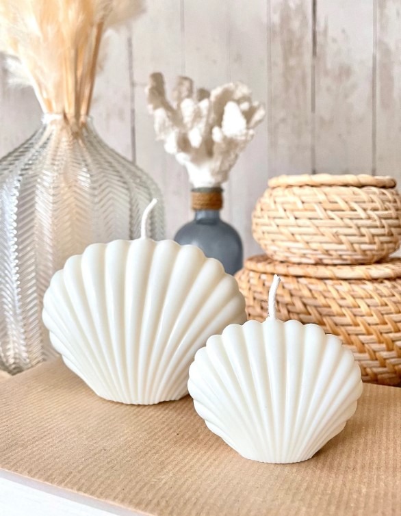 shell candle soy wax