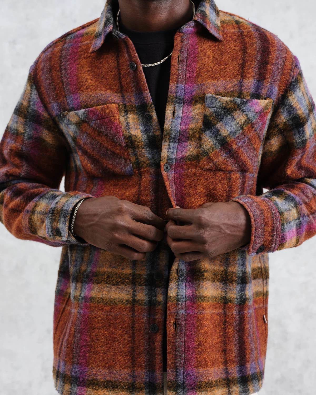 Whiting - Multicolour Wool Check Overshirt