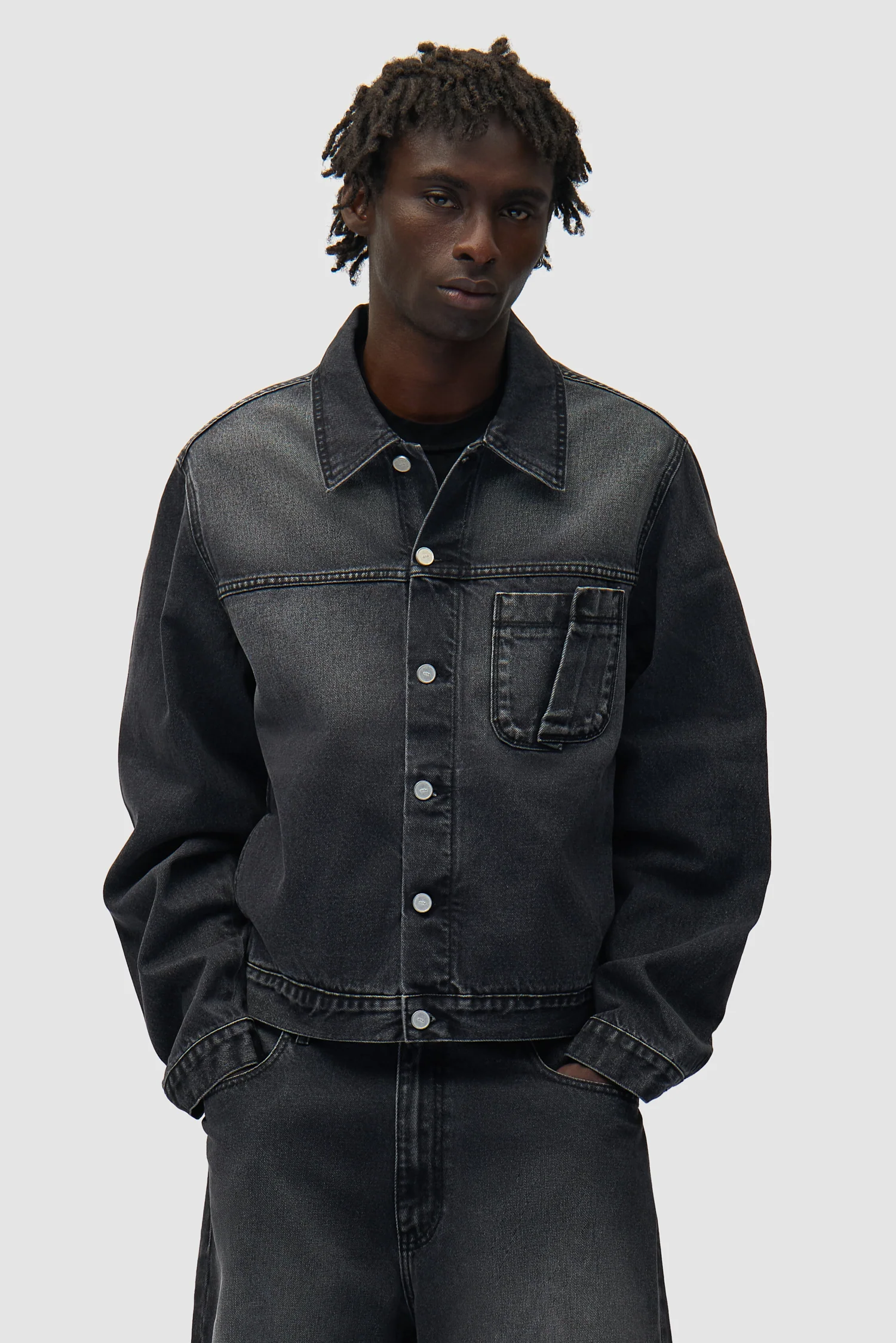Fold Pocket Denim Jacket