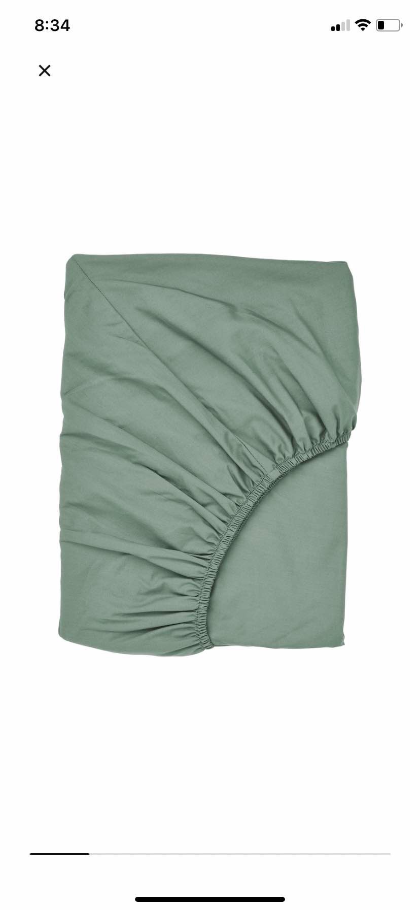 fitted sheet ULLVIDE from IKEA