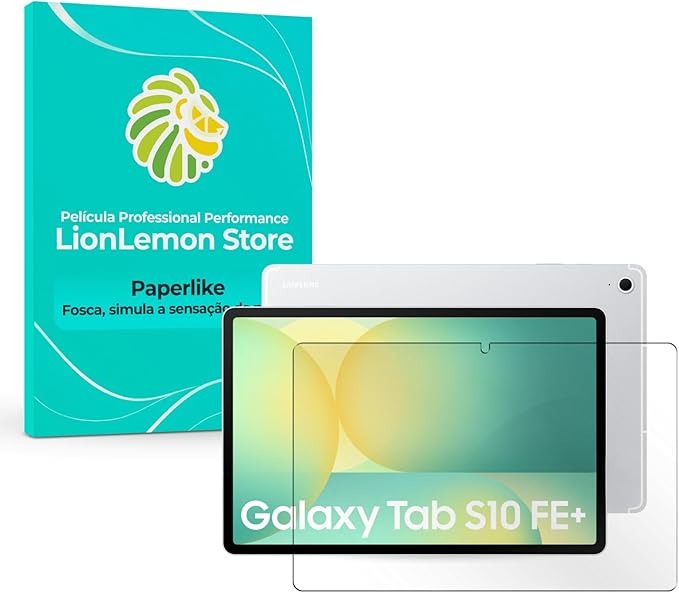 Película Paperlike Professional Performance p/Galaxy Tab S10 FE+ Plus 13,1" Fosca - LionLemon Store | Amazon.com.br