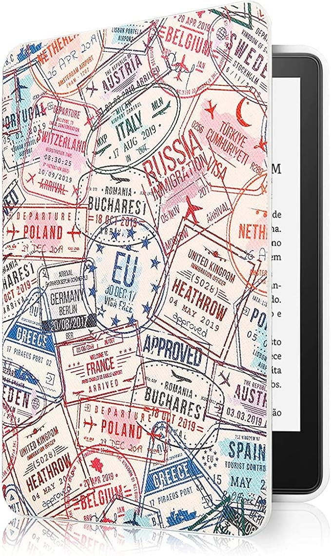 Capa Kindle Paperwhite 11ª Geração 2021 - WB Ultra leve Silicone Flexível e Sensor Magnético - Passport (Não Compatível com Kindle 11ª geração ou Kindle Paperwhite 10ª Geração) | Amazon.com.br