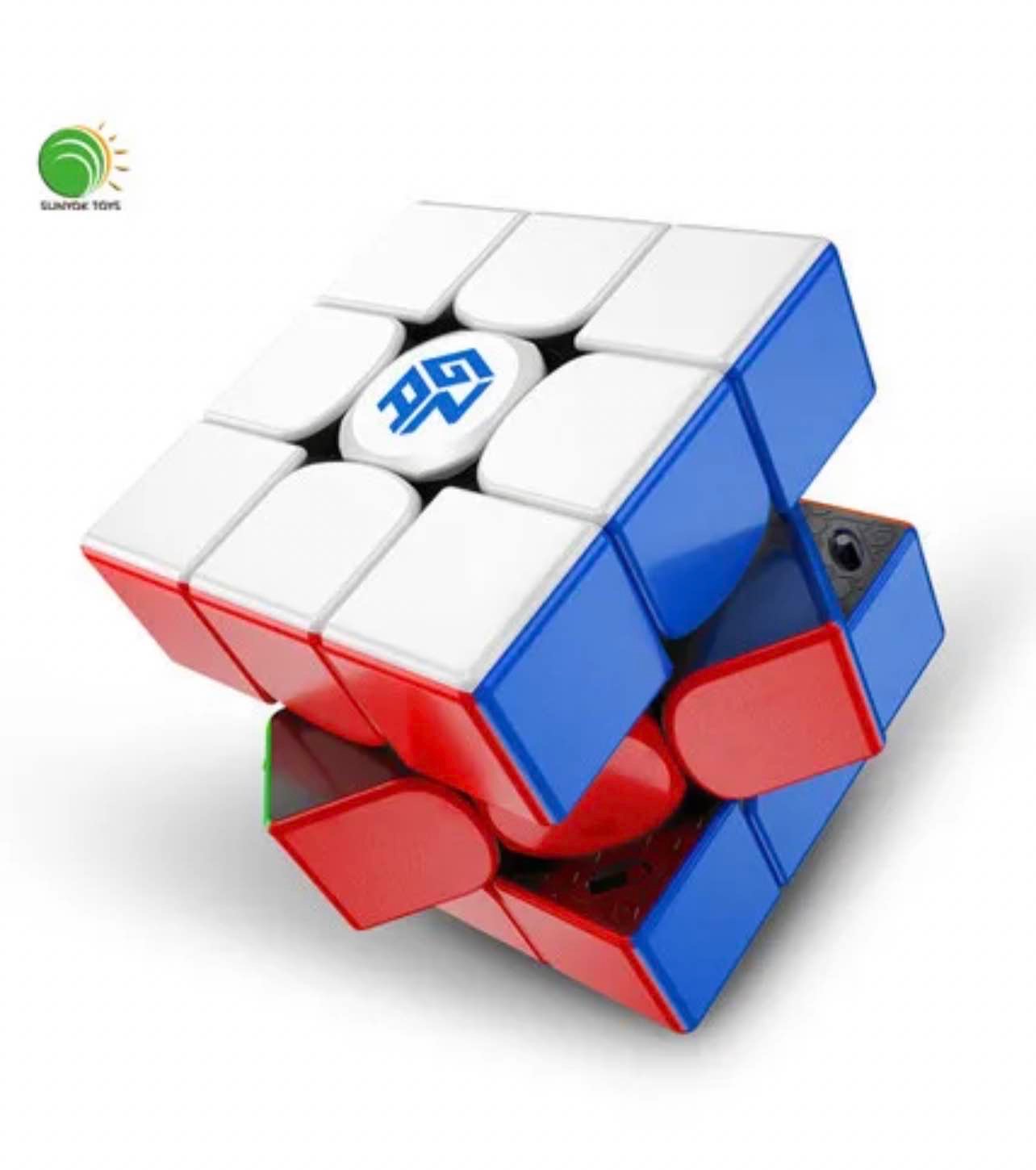 GAN 11M Pro 3x3 Speed Cube by BroMocube GAN 11 Magnetic Puzzle Cubes Gan11M Magic Cube (GAN 11 M Pro Frosted Stickerless(Black))