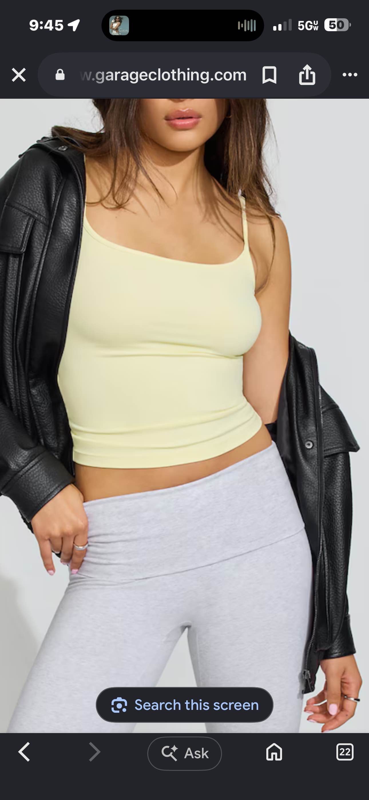 Sleek Scoop Cami Too