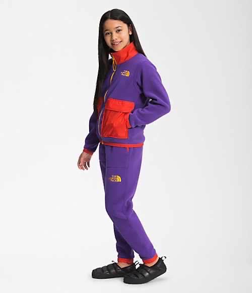 Youth Unisex Colorblock Fleece Jacket