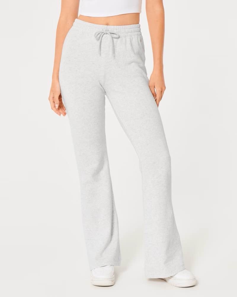 ULTRA HIGH-RISE FLEECE FLARE PANTS