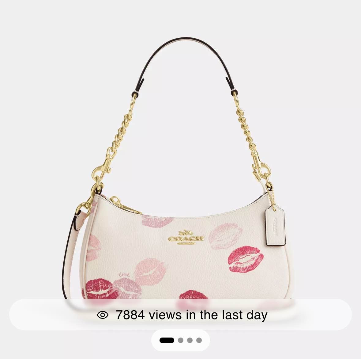 Teri Shoulder Bag With Lips Print