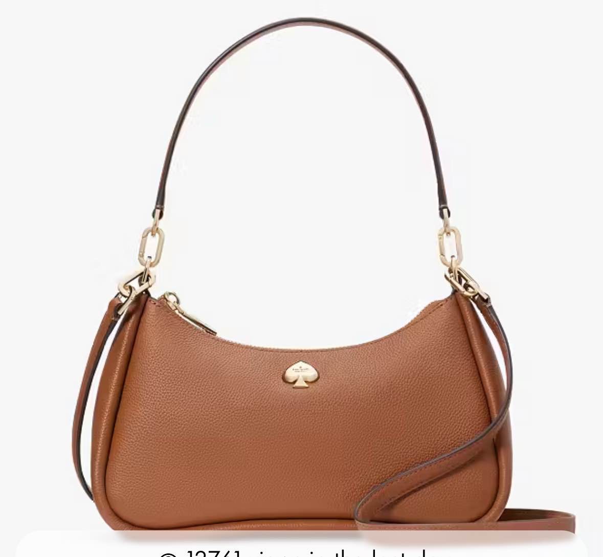 Warm Gingerbread Kayla Small Convertible Shoulder Bag
