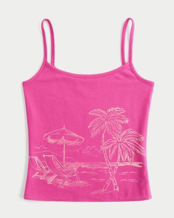 Beach Graphic Cami