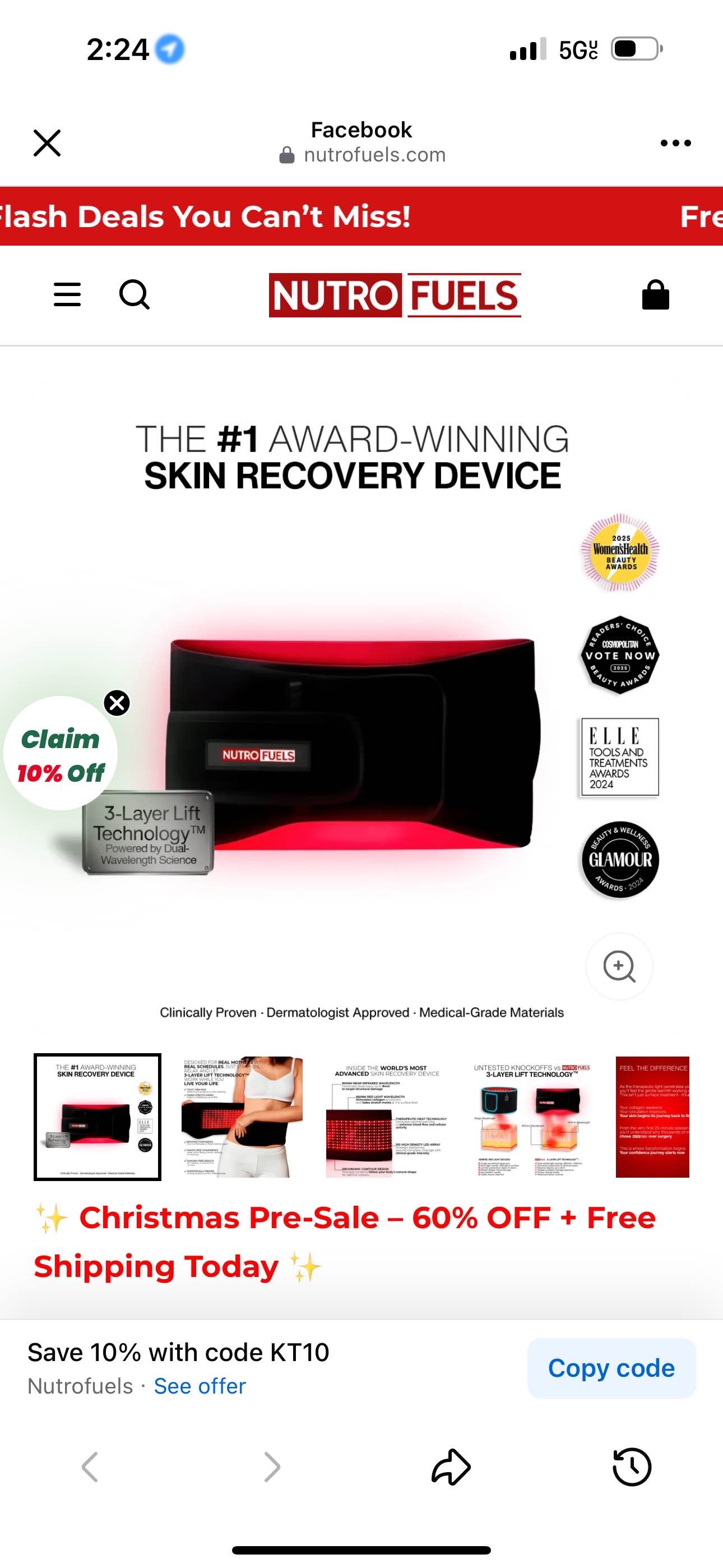 Nutro fuels red light wrap