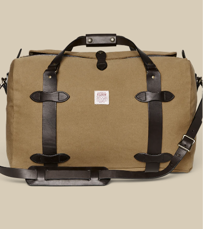 Filson Medium Rugged Twill Duffle Bag - Tan