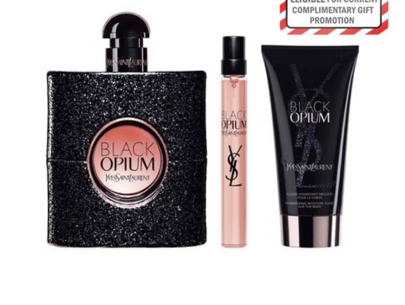 Yves Saint Laurent Black Opium Eau de Parfum 90mL 3 Piece Set