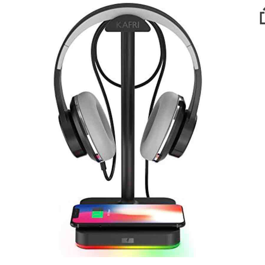 headset stand and phone charger