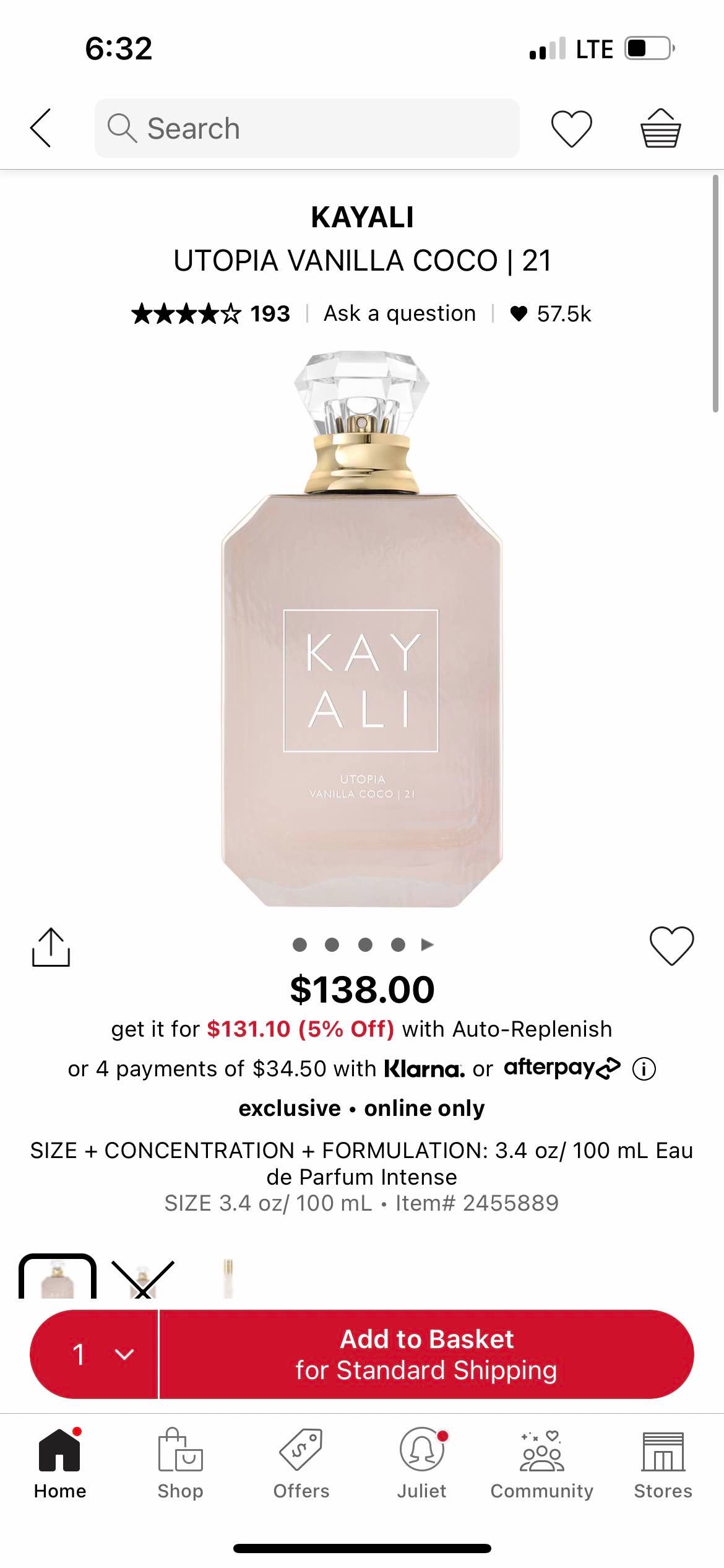 UTOPIA VANILLA COCO | 21 - KAYALI | Sephora