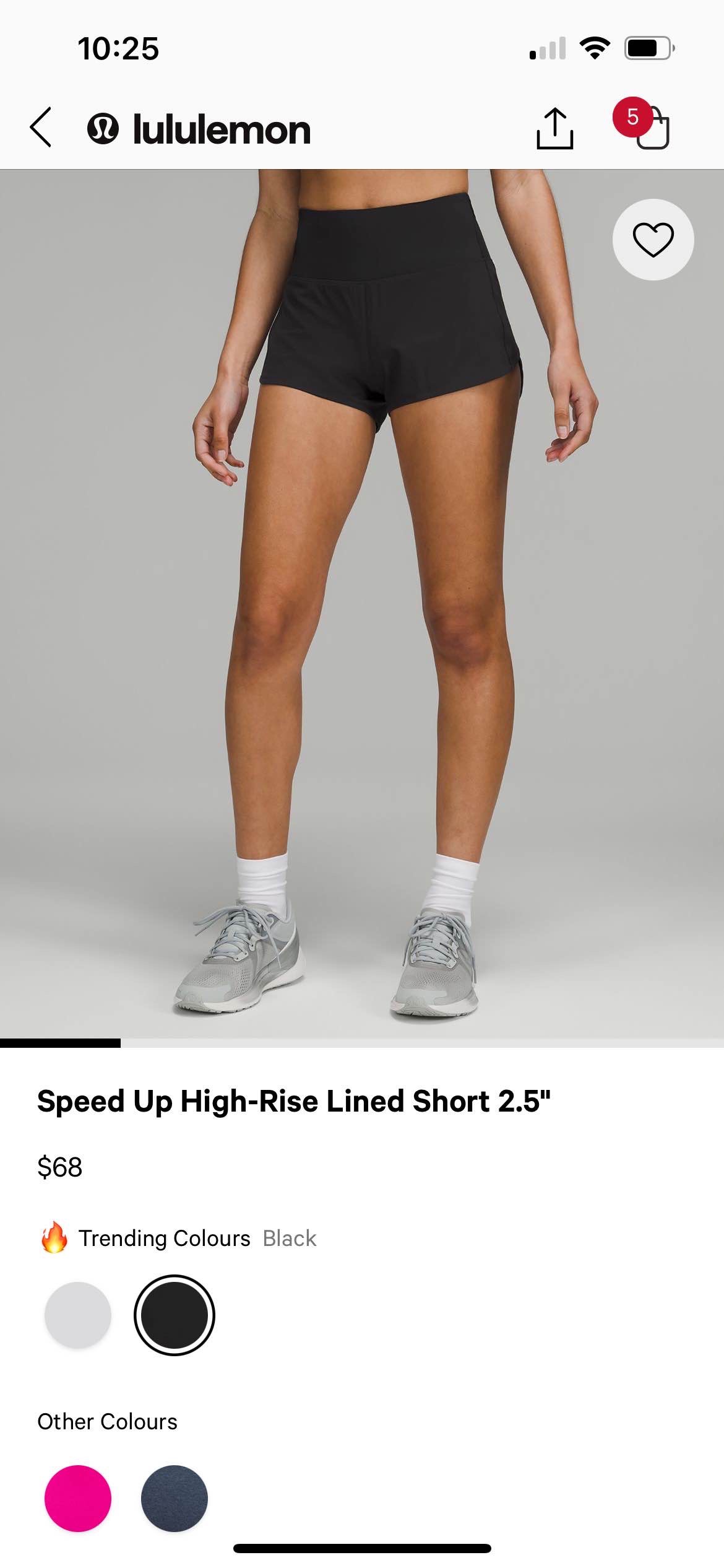 lululemon speed up shorts