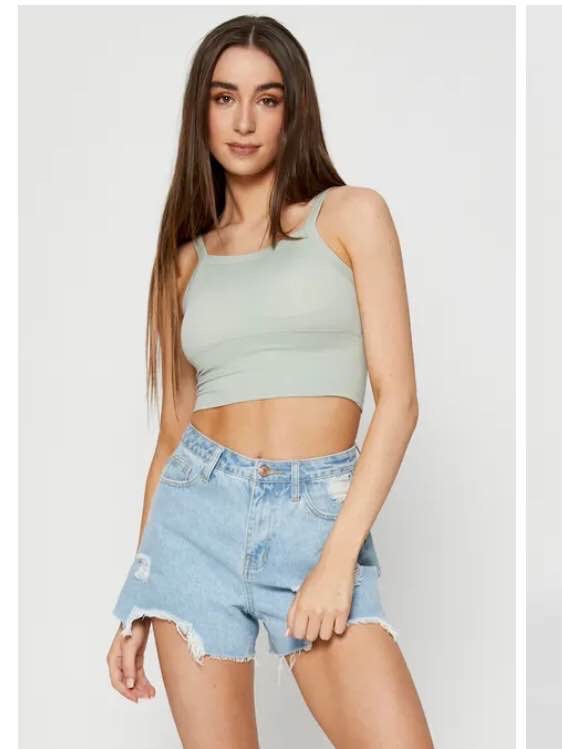 seemless singlet crop top