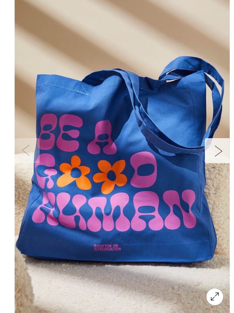 Foundation Typo Organic Tote Bag