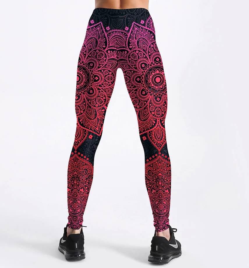 Pink Mandala Leggings