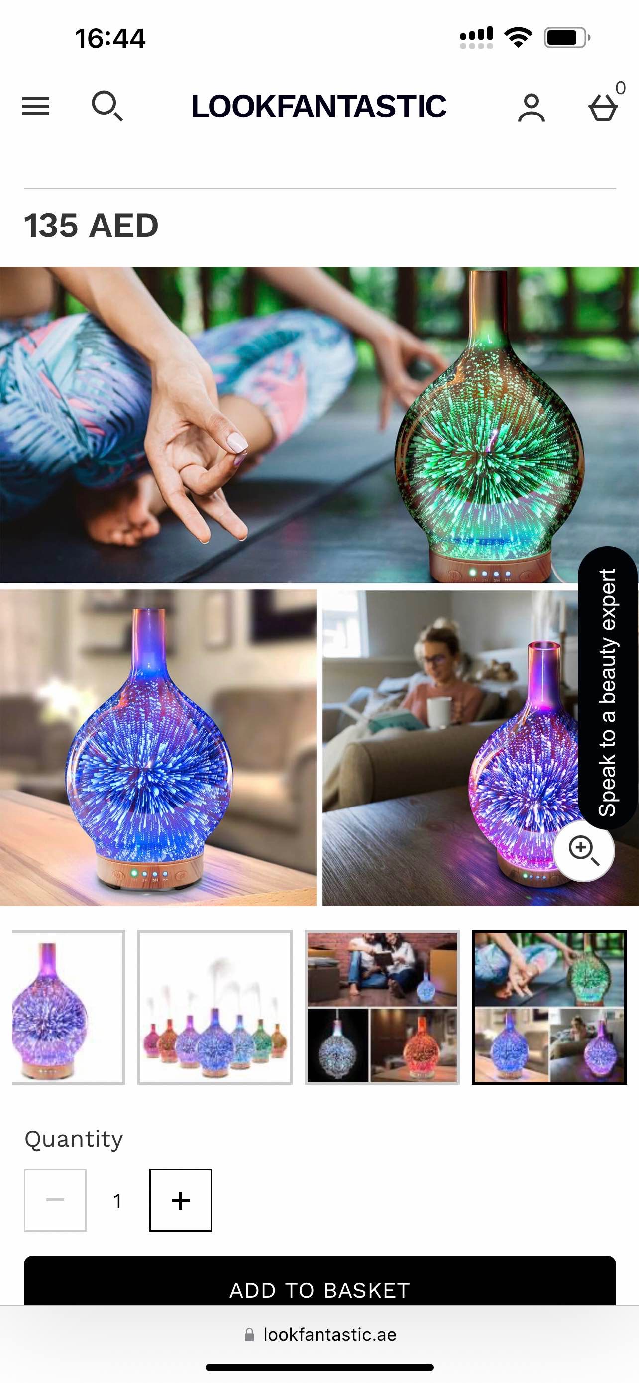 Rio Ella Aroma Diffuser, Humidifier and Night Light