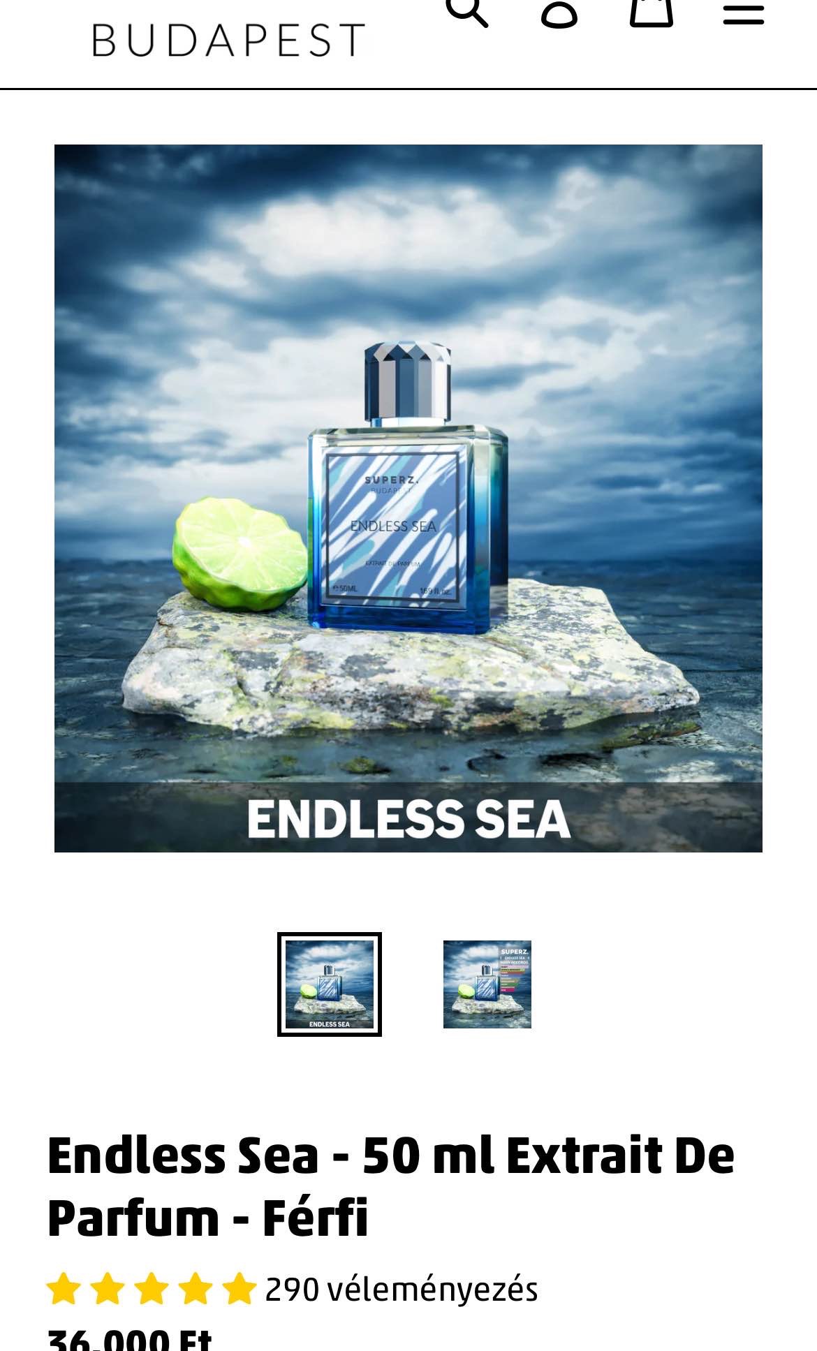 Endless Sea - 50 ml Extrait De Parfum - Férfi