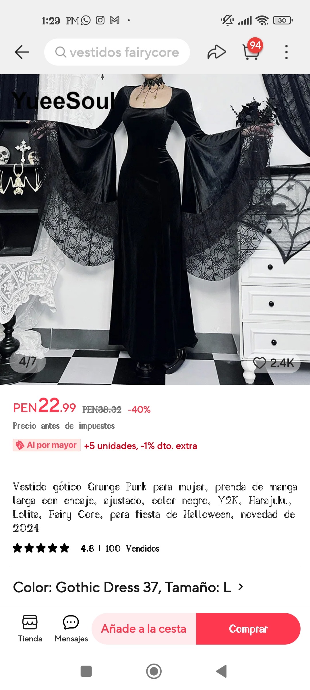 Goth Dark Elegant Mall Gothic Aesthetic Black Dresses Grunge Spider Web Batwing Sleeve Dress Women Evening Velvet Slim Alt Cloth