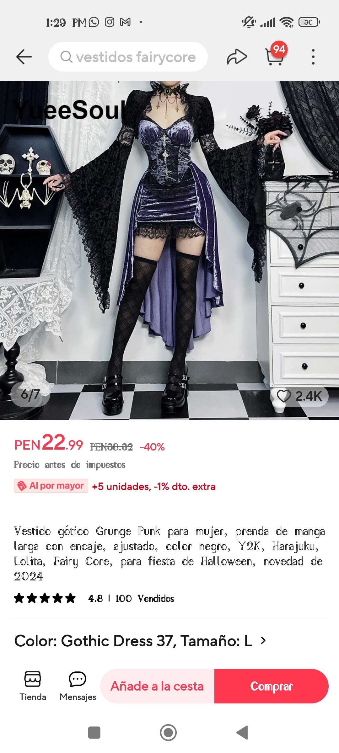 Gothic Purple Velvet Lace Trim High Low Party Dresses for Women Sexy Vintage Floral Backless Sleeveless Strap Lolita Short Dress