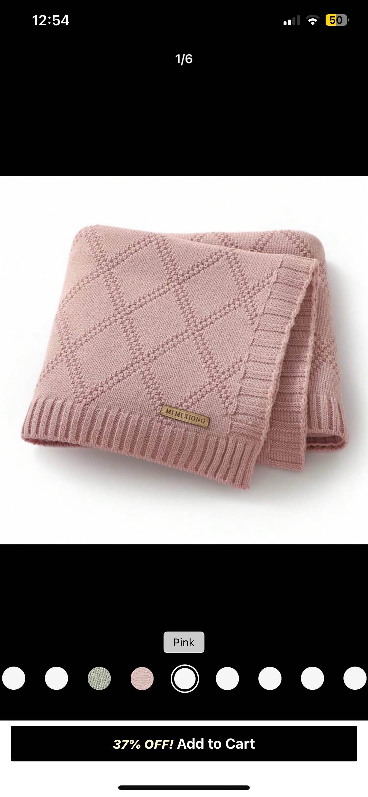1pc Cozy And Simple Knitted Baby Blanket, Suitable For All Seasons Love Valentine