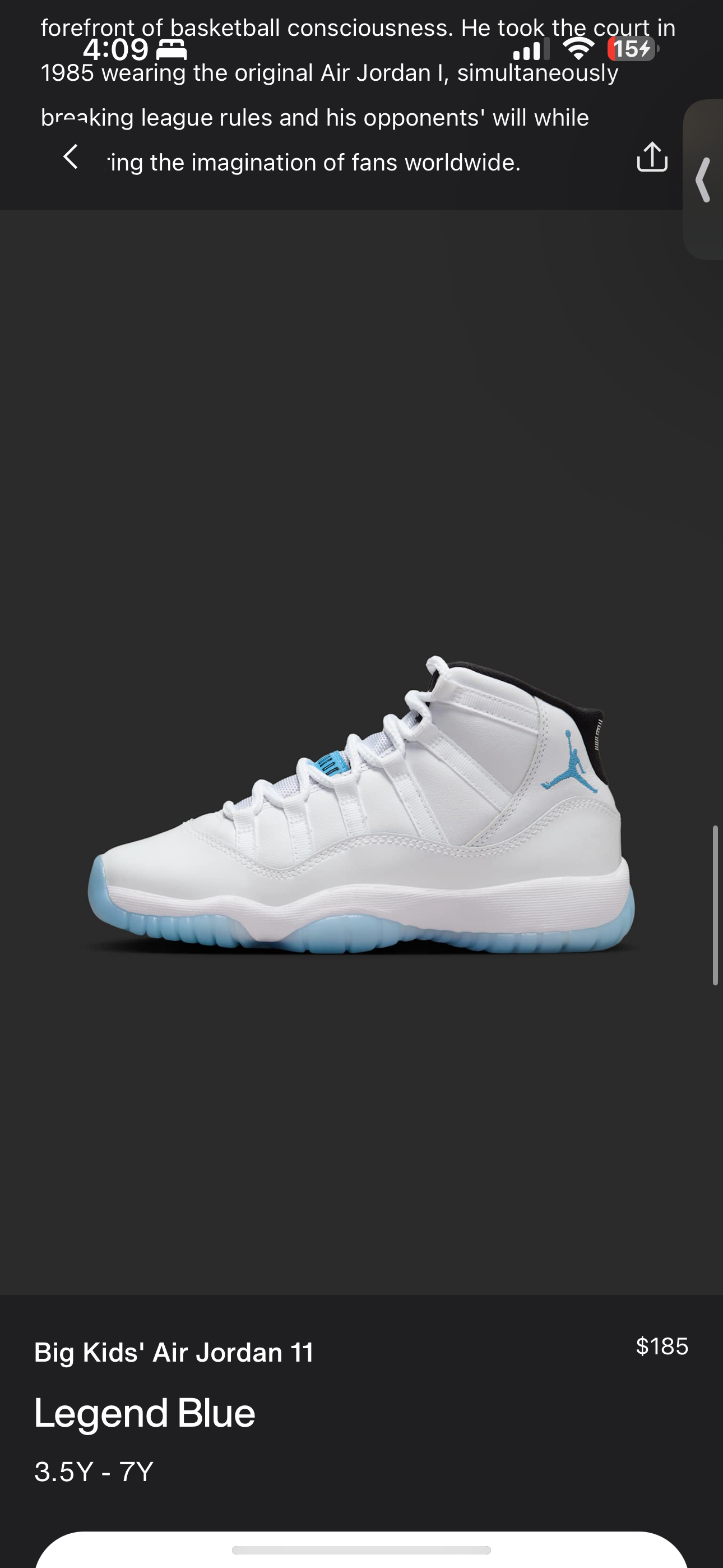 Air Jordan 11 Retro "Legend Blue"