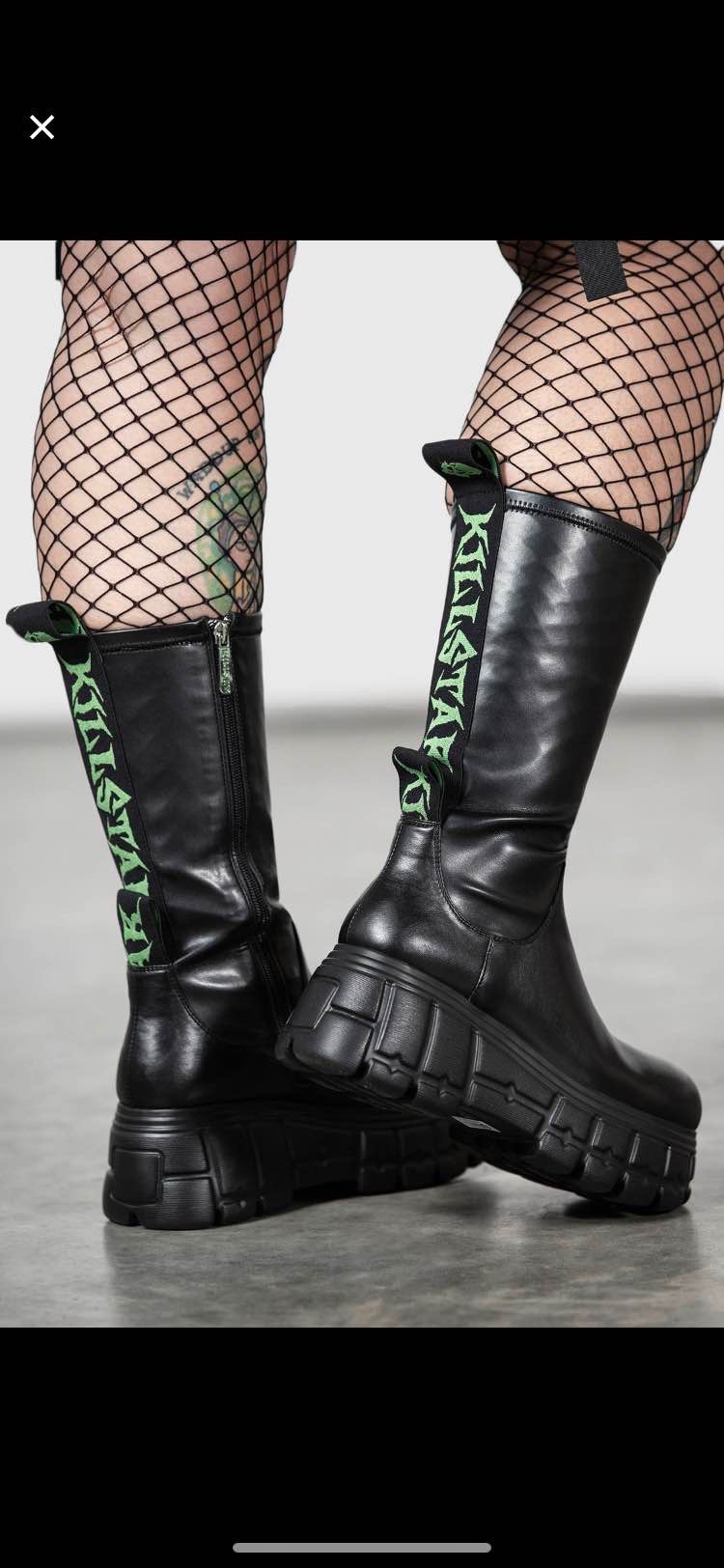 Killstar everlasting tall boot
