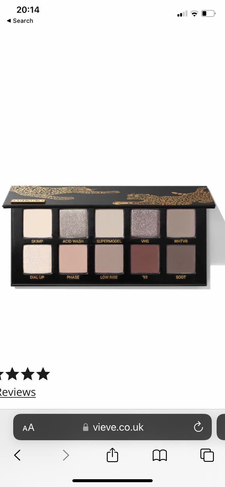 THE NINETEASE EYESHADOW PALETTE