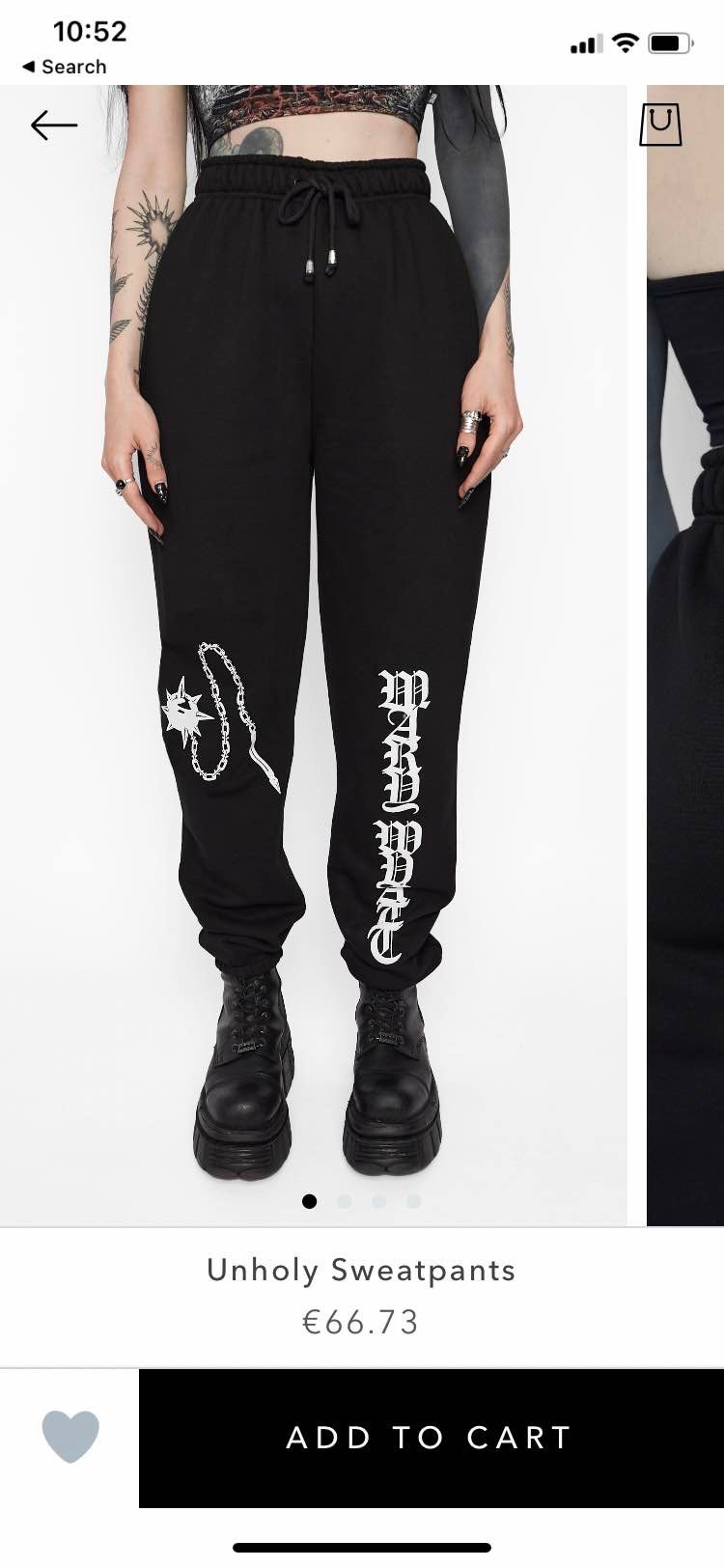 unholy sweatpants