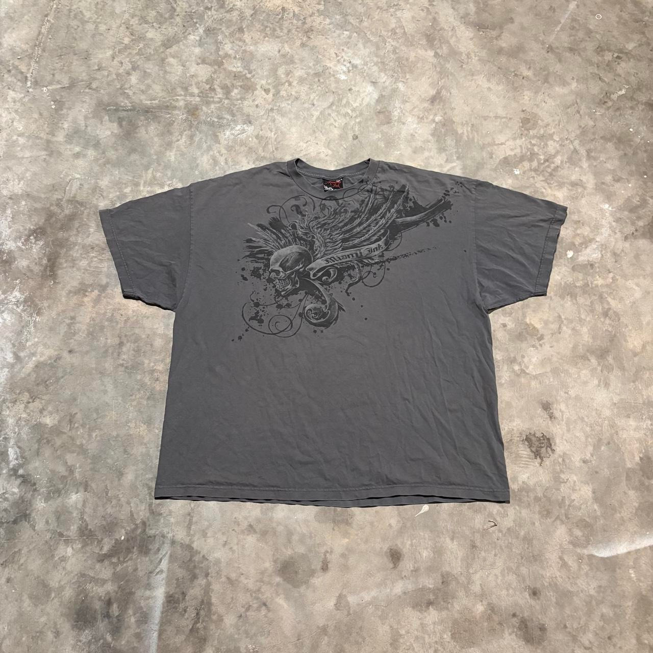 Affliction Men's Grey T-shirt