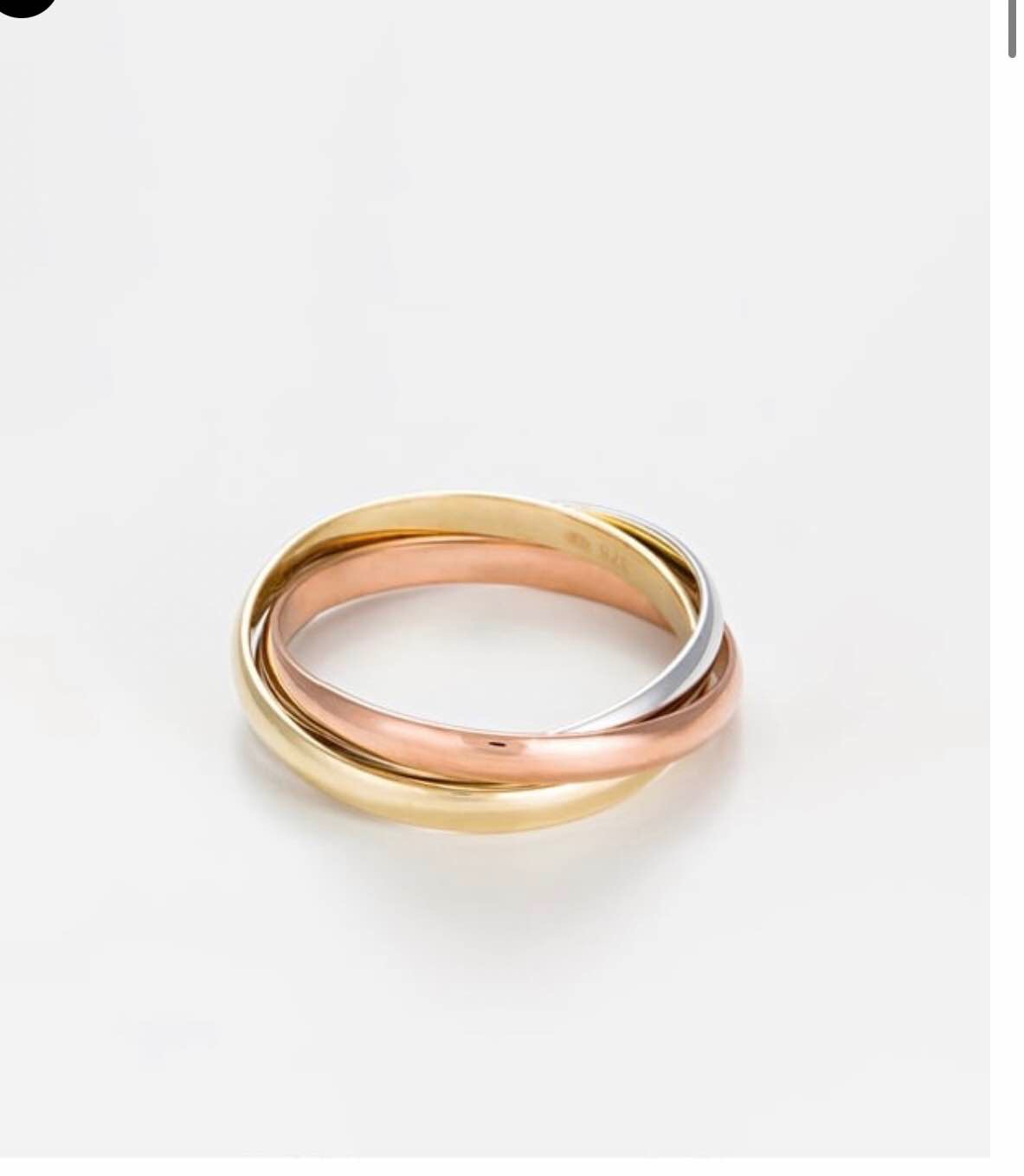 L'instant d'or ring three colour