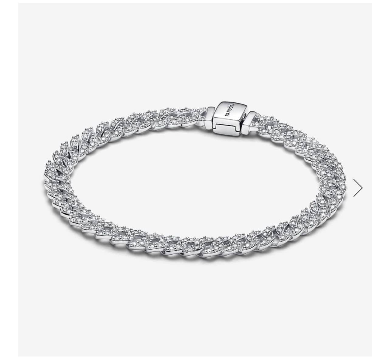 Pandora Timeless Pavé Cuban Chain Bracelet