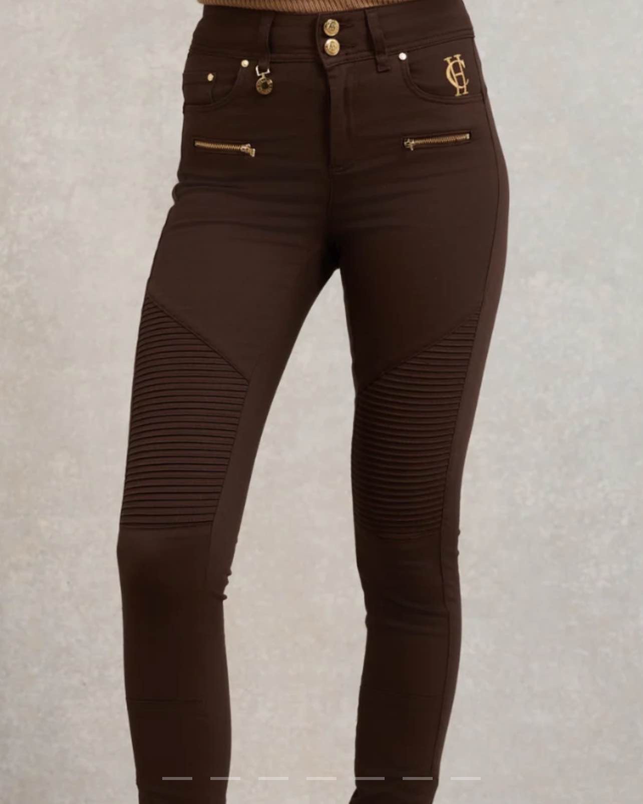 Holland Cooper Biker Jean (Chocolate)