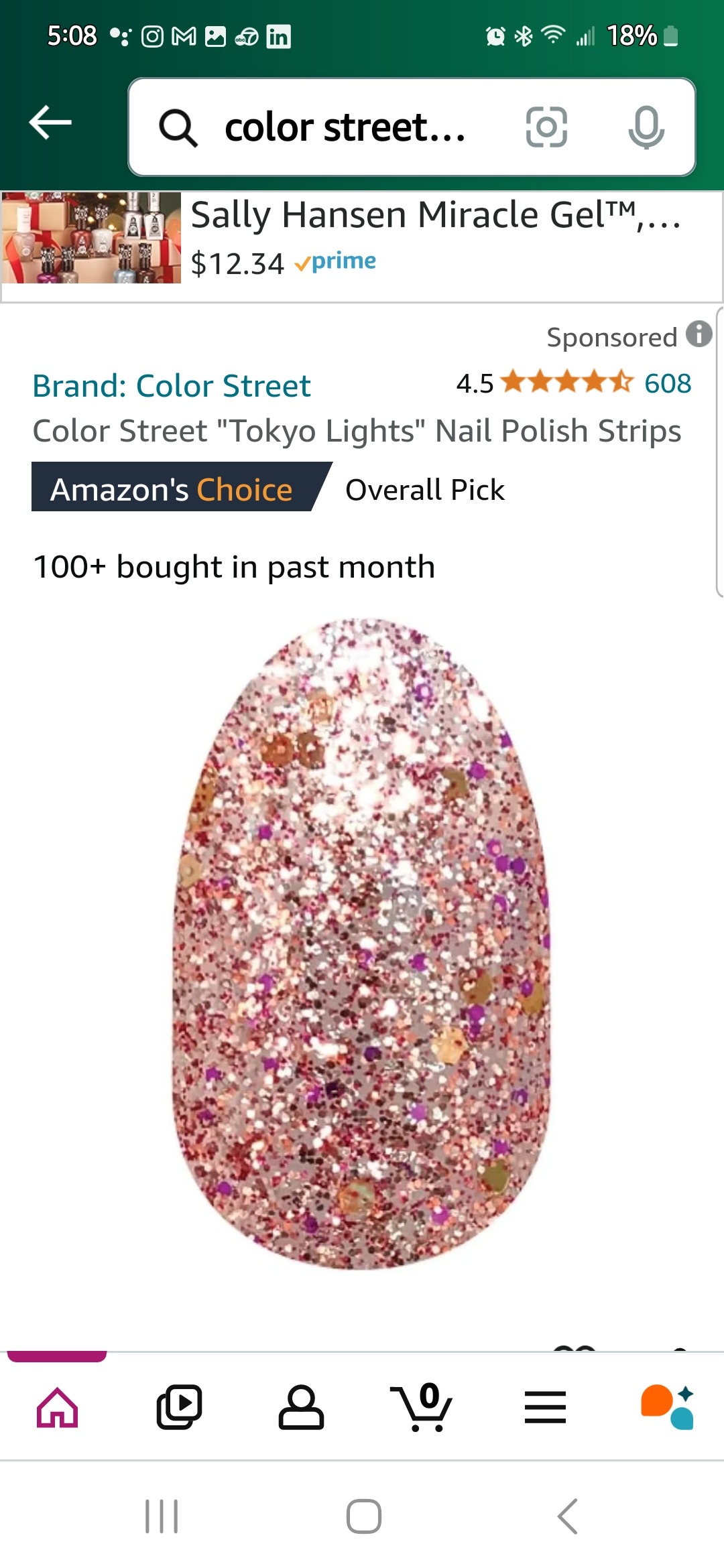 color street nails- Tokyo Nights