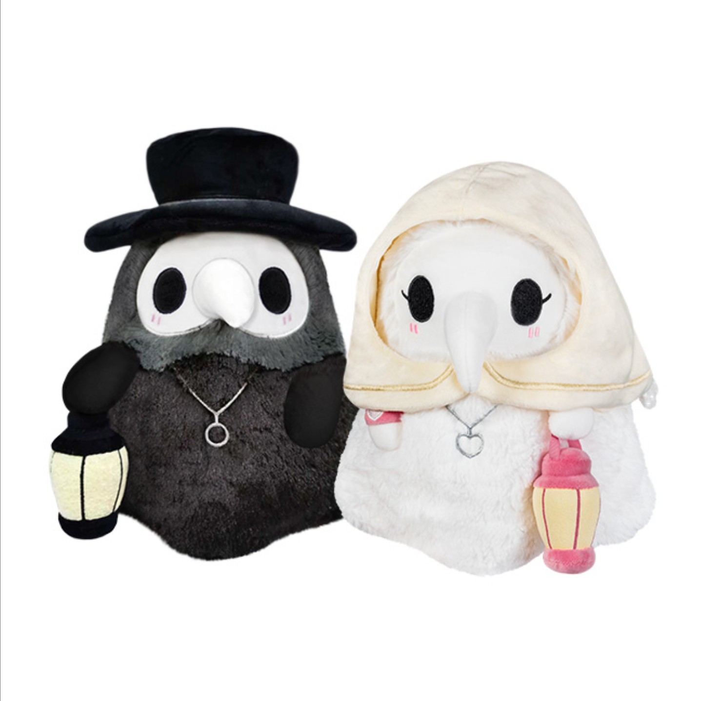 Doctor Plague and Nurse duo plushies