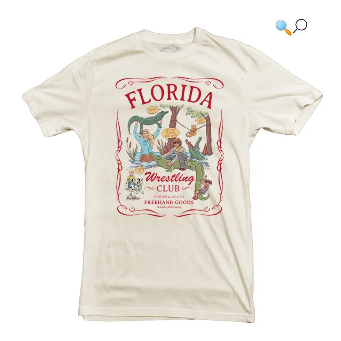 Florida Wrestling Club shirt (beige small)