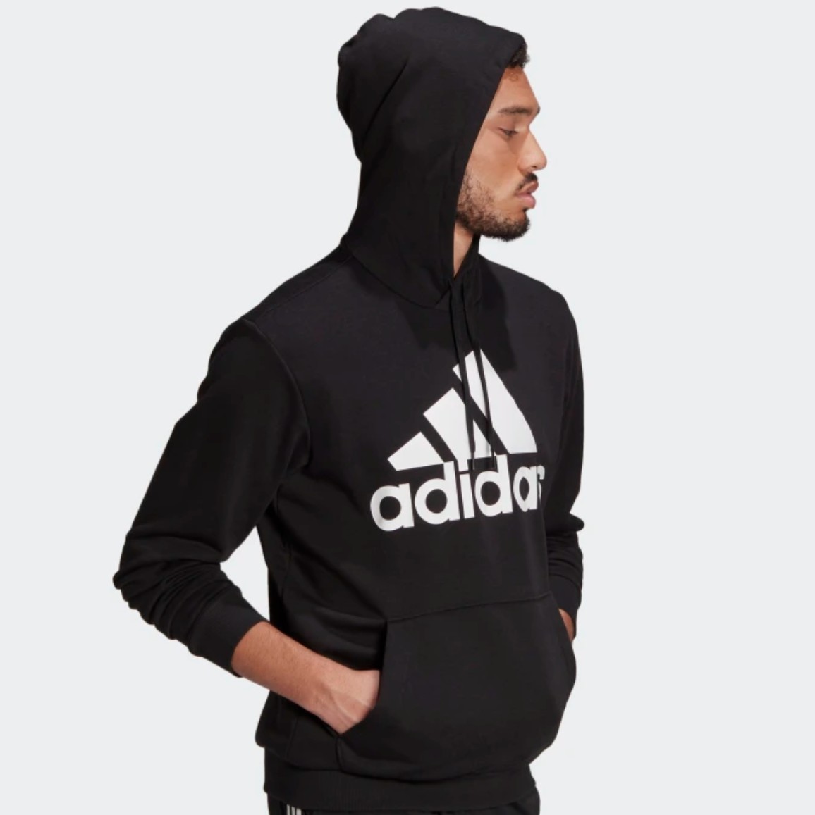 Adidas hoodie (black men's size large)